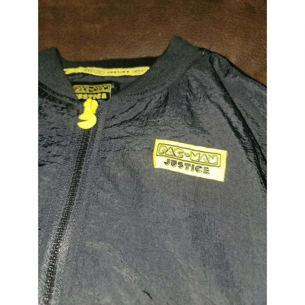 Justice‎ Pac-Man jacket size large 12 14 zip up ghosts